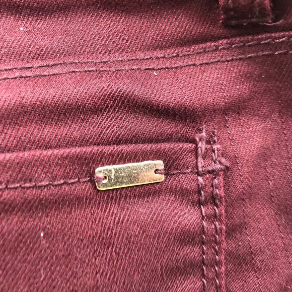 NWT Apt. 9 Women’s Pants Size 12 Skinny Leg Modern Fit Classic Casual Red Ankle - Picture 15 of 16